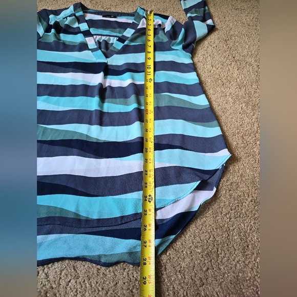 ANA striped blouse Size M - Picture 7 of 13